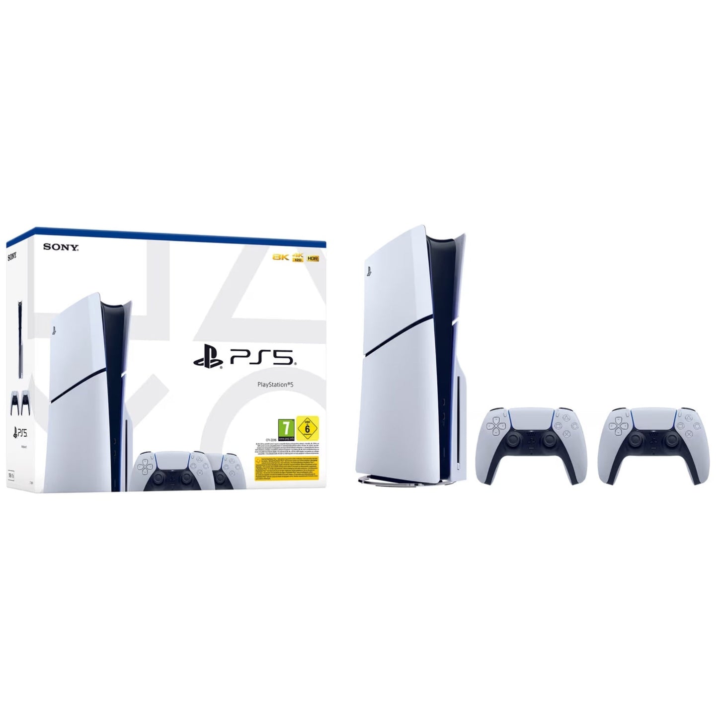 Console 5 (CD) Slim + 2 manettes DualSense